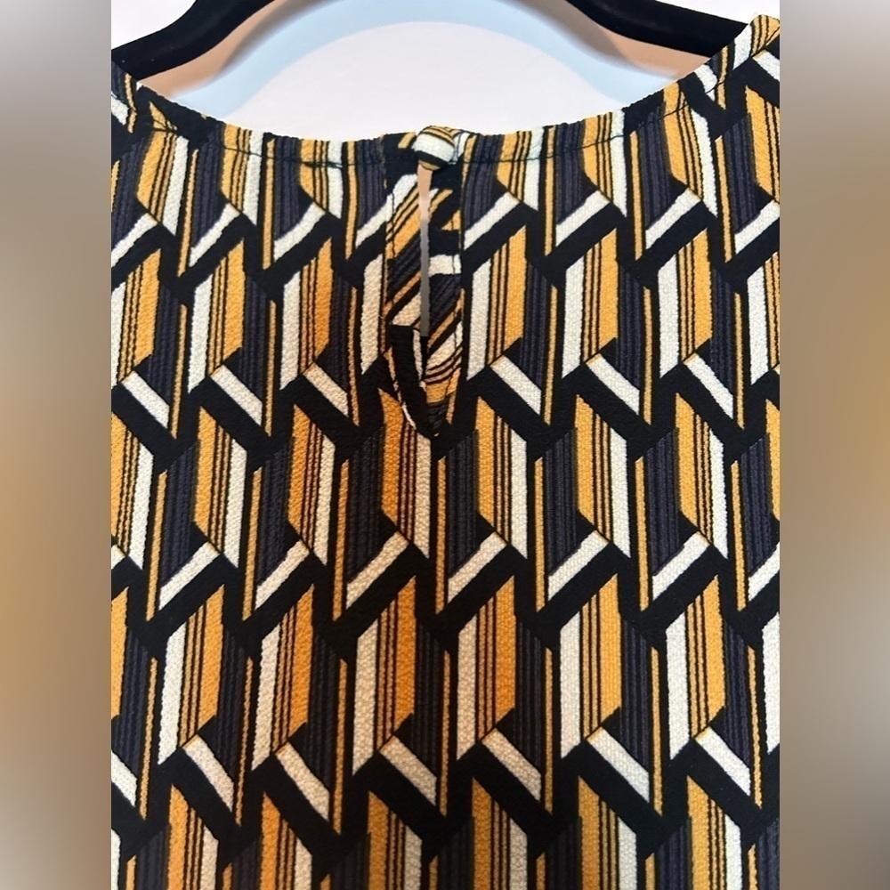 Anthropologie Bishop + Young Geo Print Cropped Top Size M - Picture 7 of 7